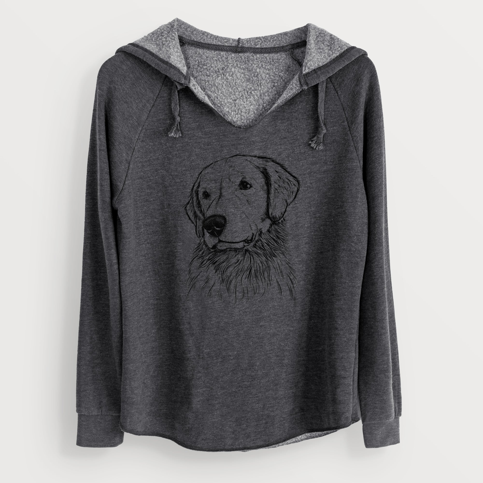 Bare Quinn the Golden Retriever - Cali Wave Hooded Sweatshirt