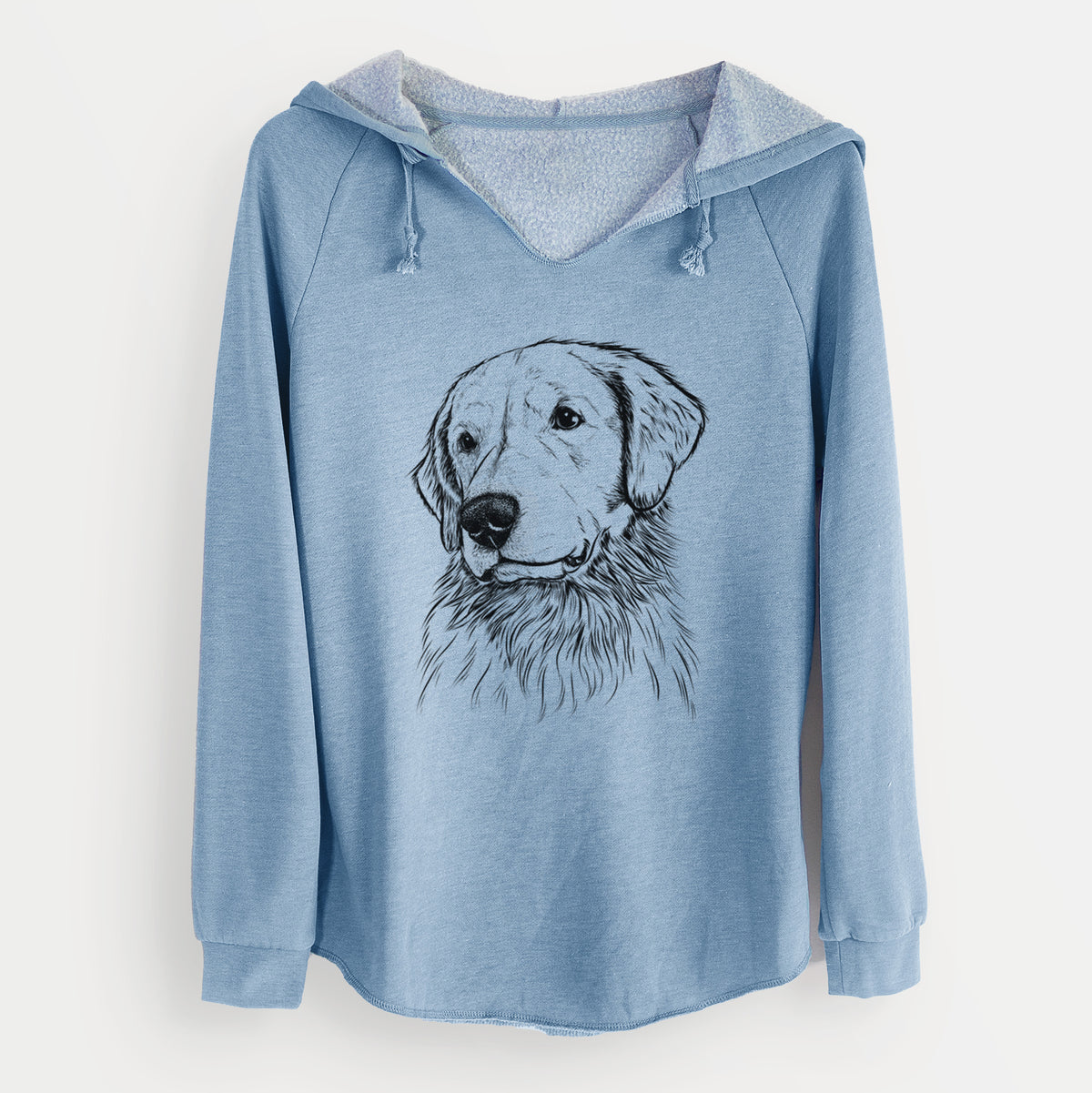 Bare Quinn the Golden Retriever - Cali Wave Hooded Sweatshirt