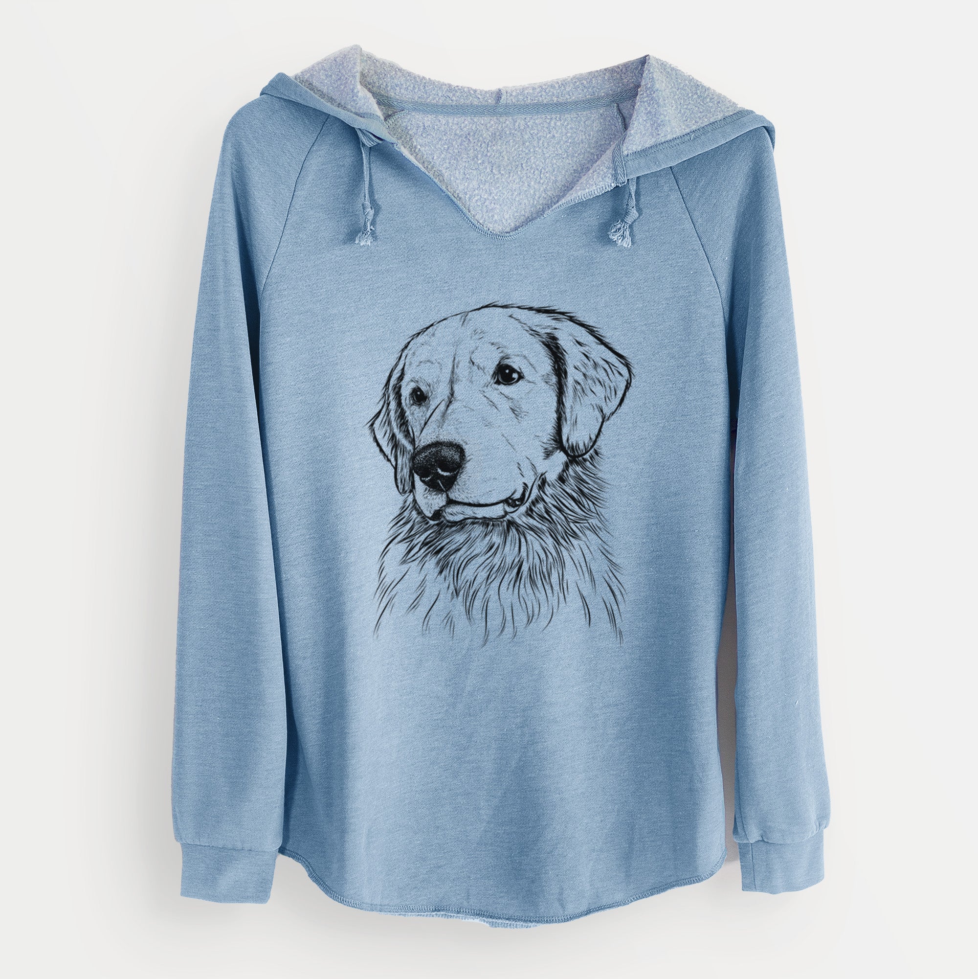 Bare Quinn the Golden Retriever - Cali Wave Hooded Sweatshirt