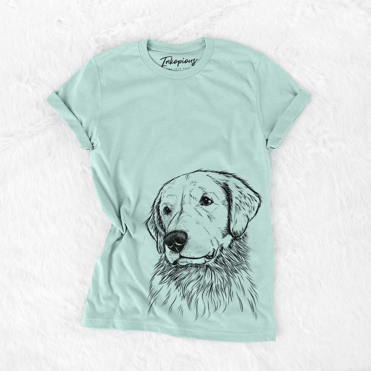 Quinn the Golden Retriever - Bella Canvas Unisex Crewneck