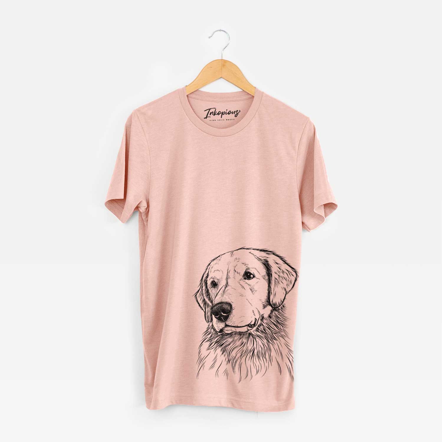 Bare Quinn the Golden Retriever - Unisex Crewneck