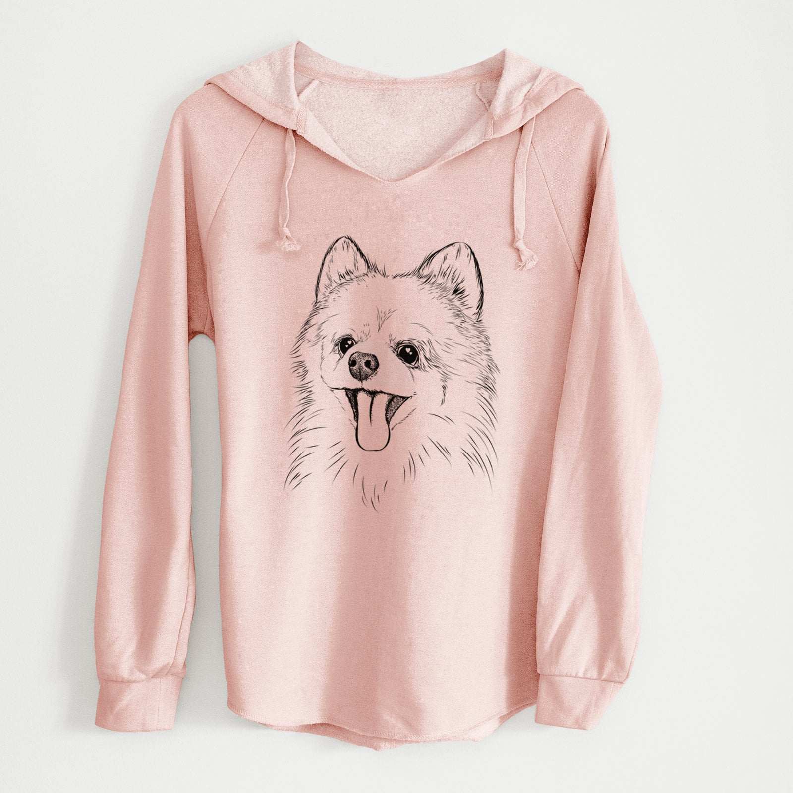 Bare Quinn the Pomeranian - Cali Wave Hooded Sweatshirt