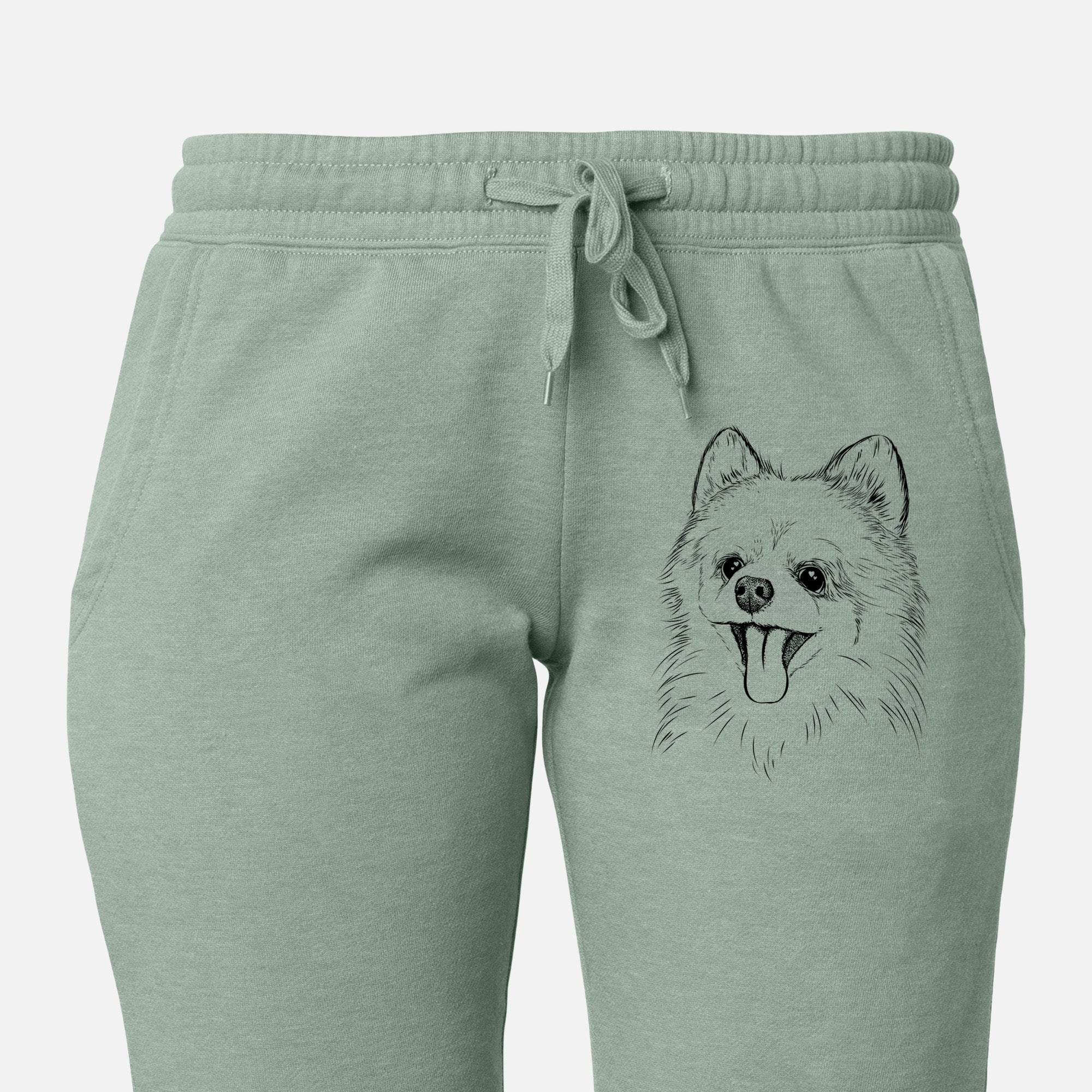 Quinn the Pomeranian - Women's Cali Wave Joggers