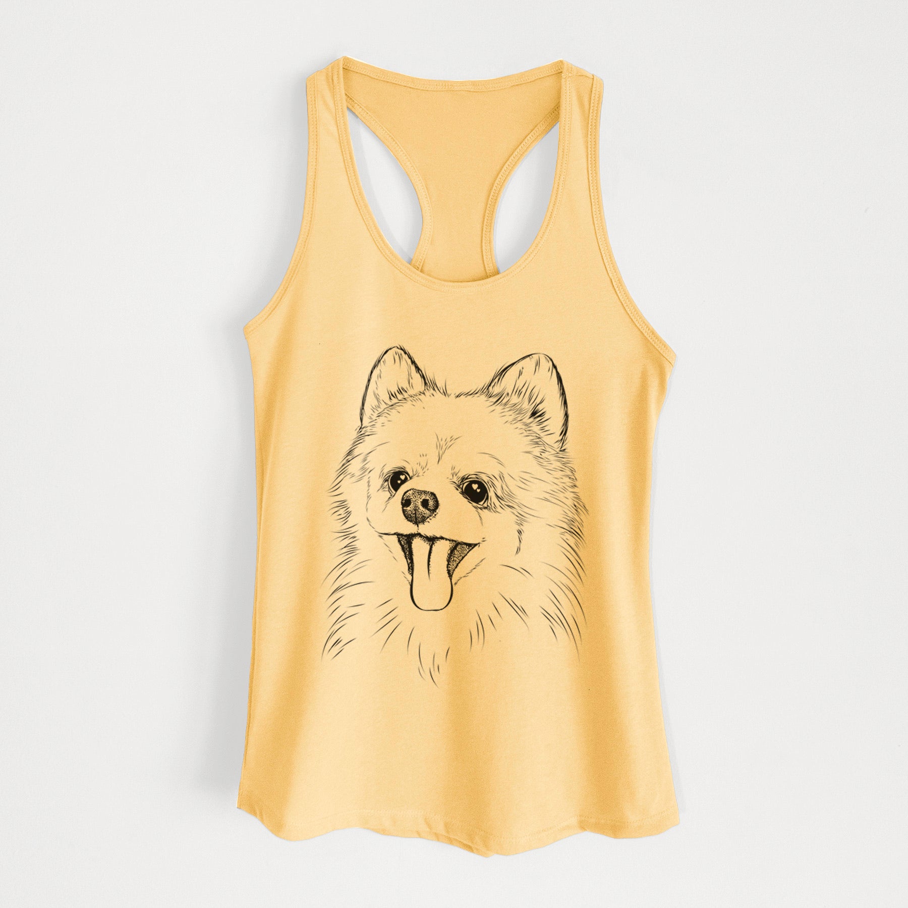 Quinn the Pomeranian - Women's Racerback Tanktop