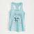 Quinn the Pomeranian - Women's Racerback Tanktop