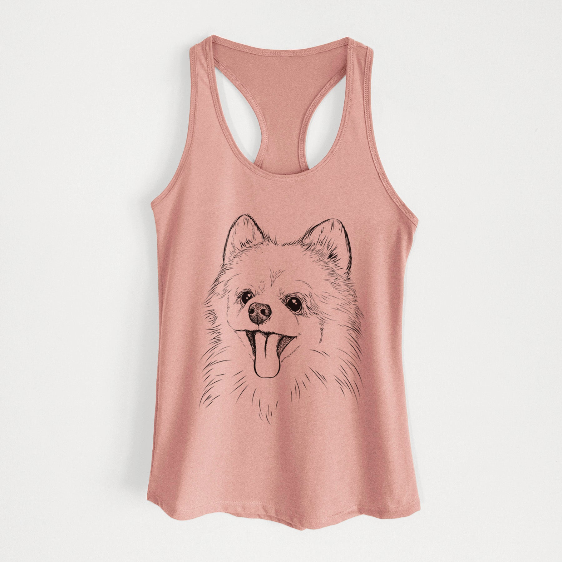 Quinn the Pomeranian - Women's Racerback Tanktop