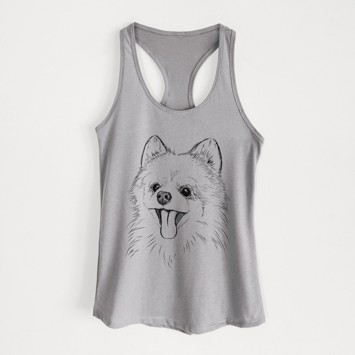 Quinn the Pomeranian - Women&#39;s Racerback Tanktop