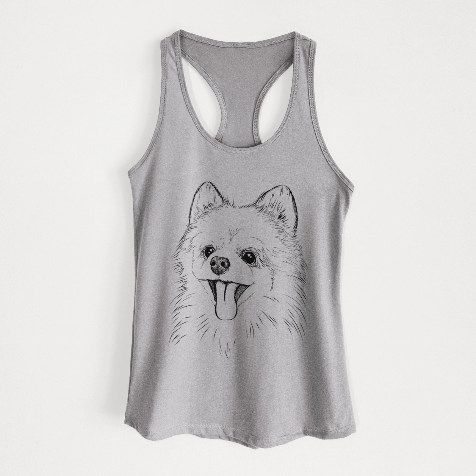 Quinn the Pomeranian - Women's Racerback Tanktop