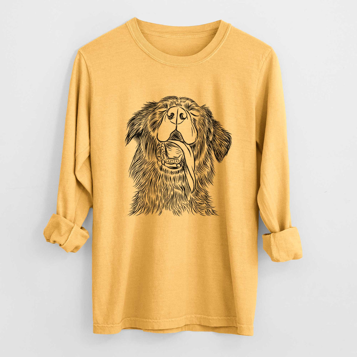 Bare Quint the Mixed Breed - Heavyweight 100% Cotton Long Sleeve