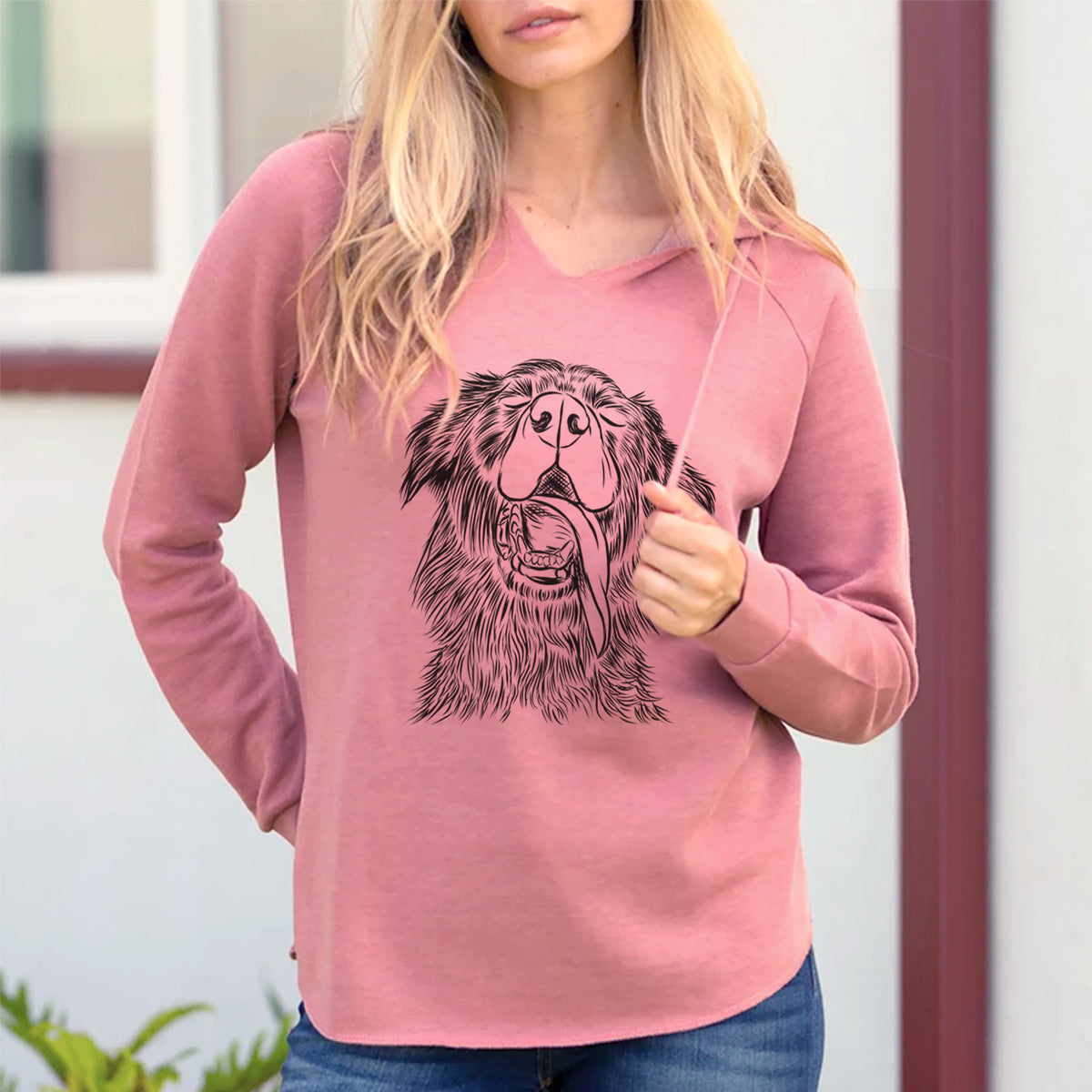 Bare Quint the Mixed Breed - Cali Wave Hooded Sweatshirt
