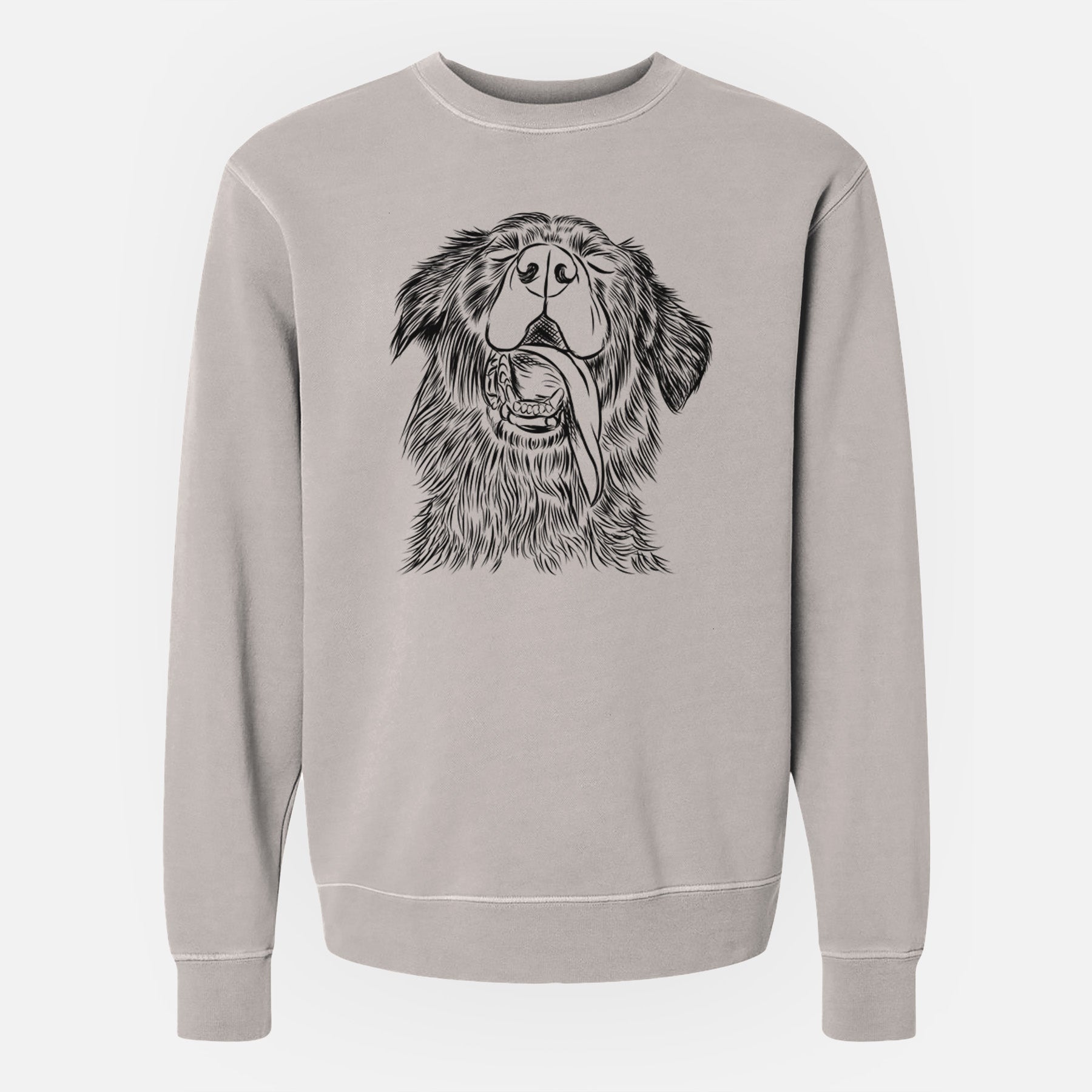 Bare Quint the Mixed Breed - Unisex Pigment Dyed Crew Sweatshirt