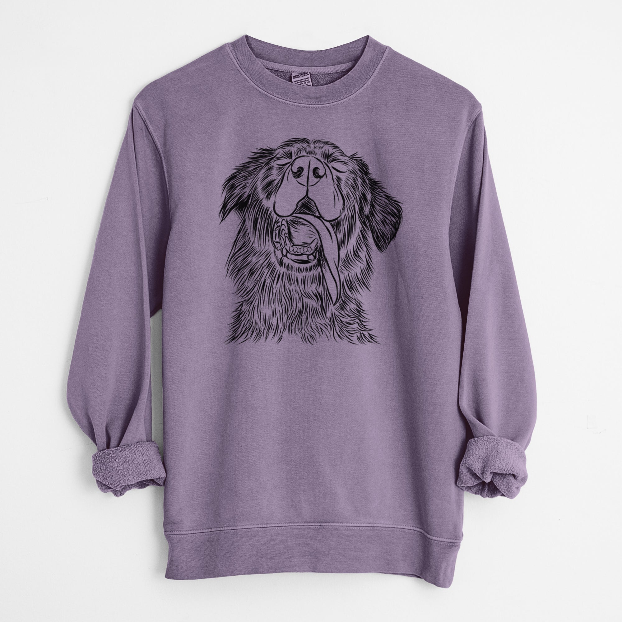 Bare Quint the Mixed Breed - Unisex Pigment Dyed Crew Sweatshirt