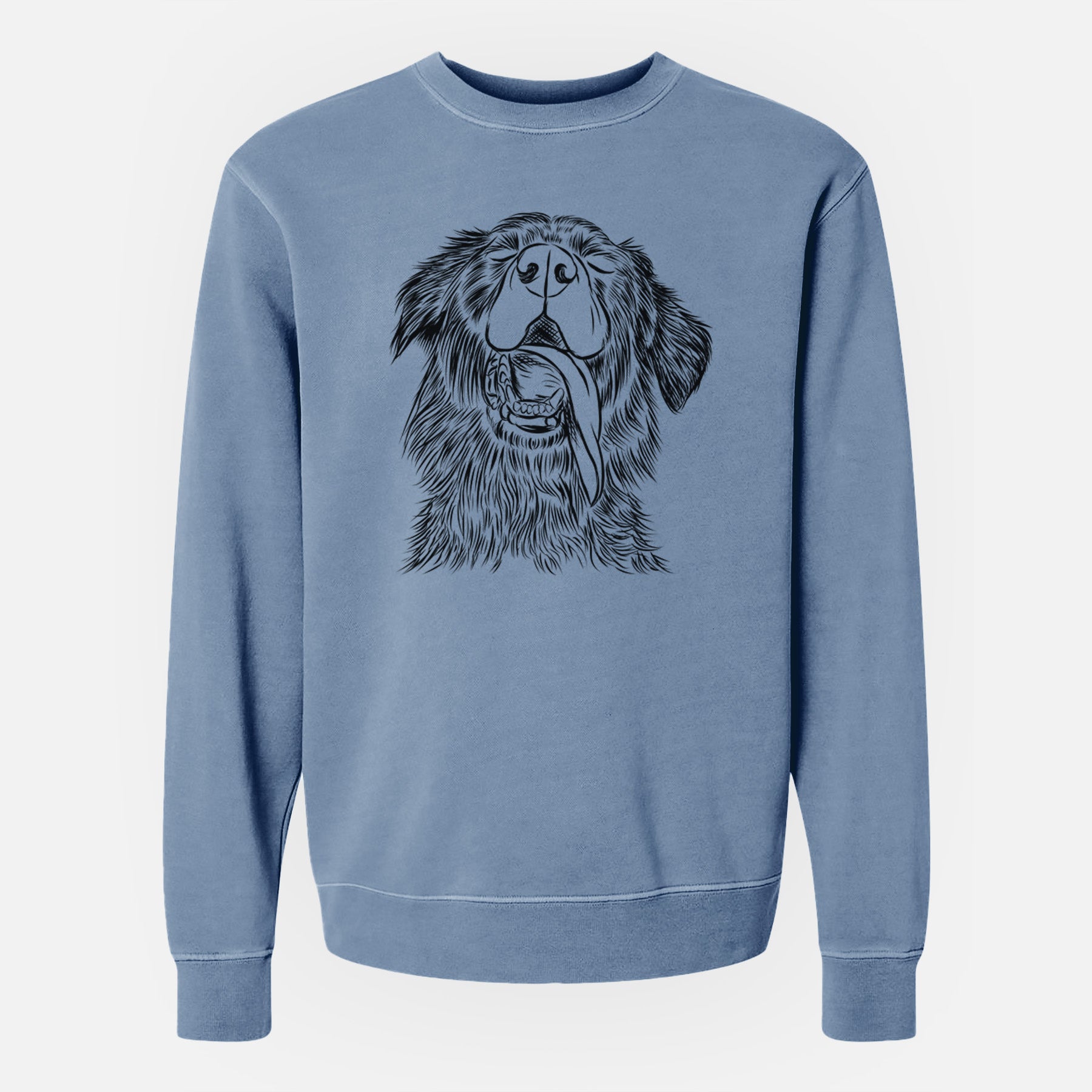 Bare Quint the Mixed Breed - Unisex Pigment Dyed Crew Sweatshirt