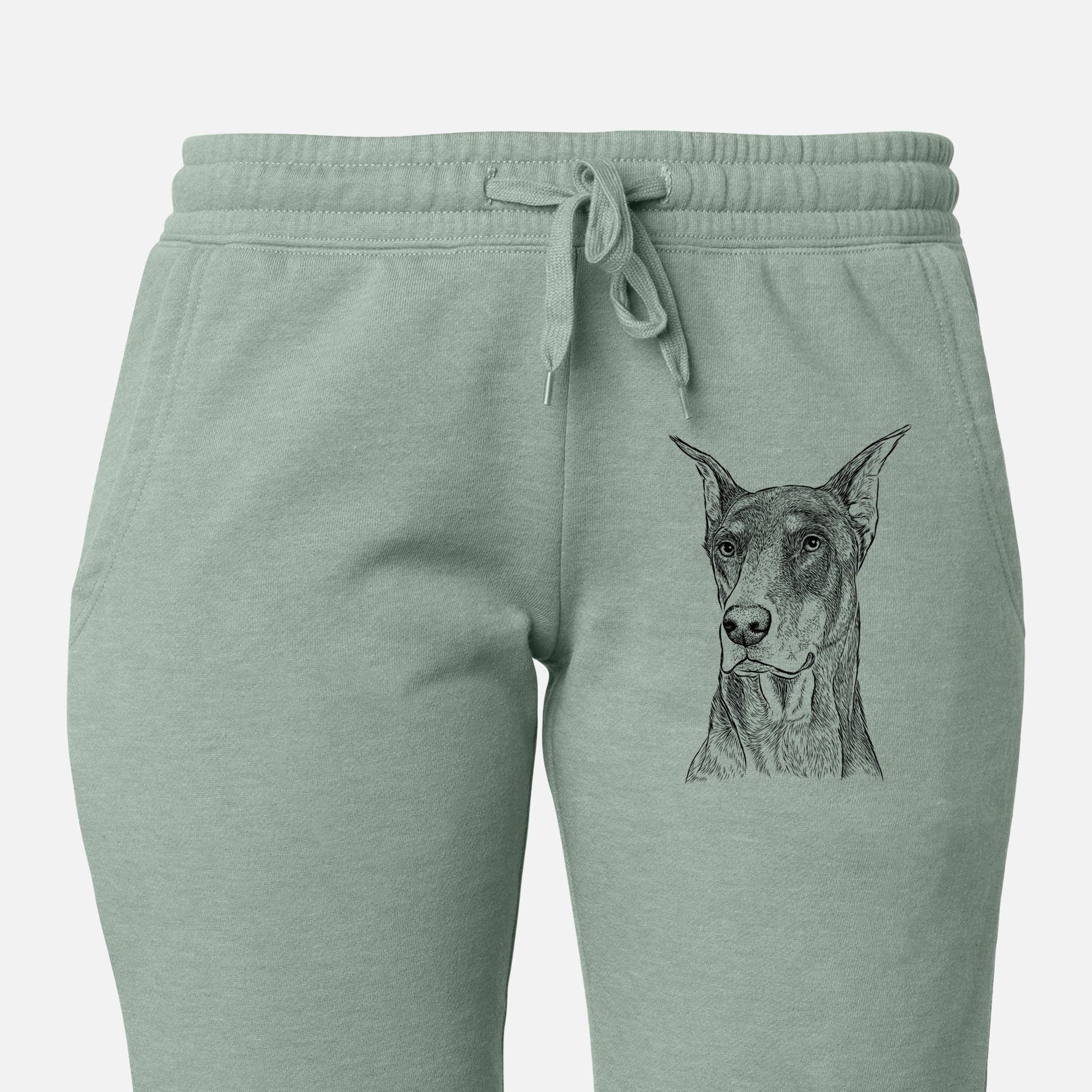 RJ the Doberman Pinscher - Women's Cali Wave Joggers