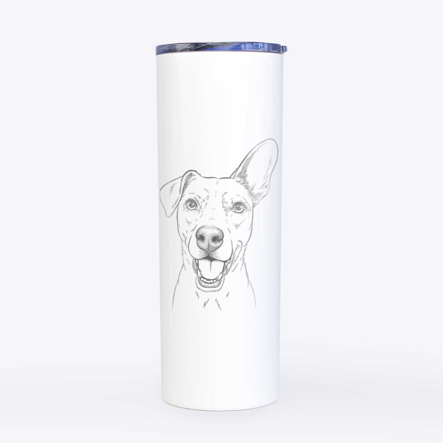 Radar the Pitbull Mix - 20oz Skinny Tumbler