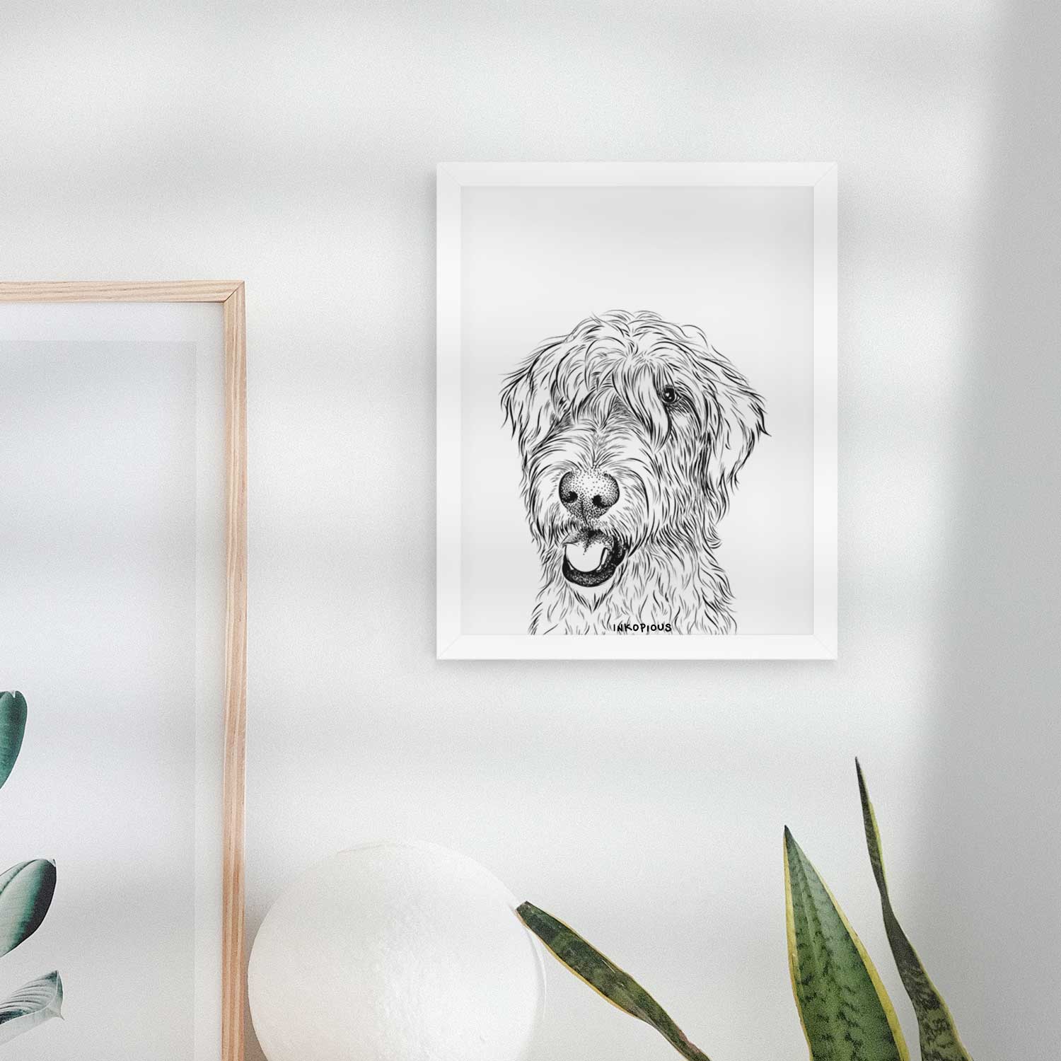 Ragnar the Irish Wolfhound Art Print