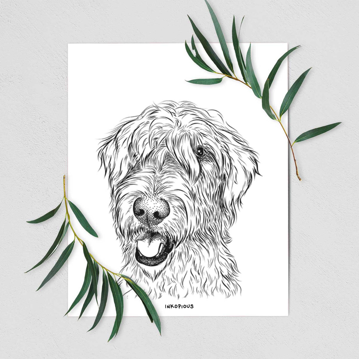 Ragnar the Irish Wolfhound Art Print