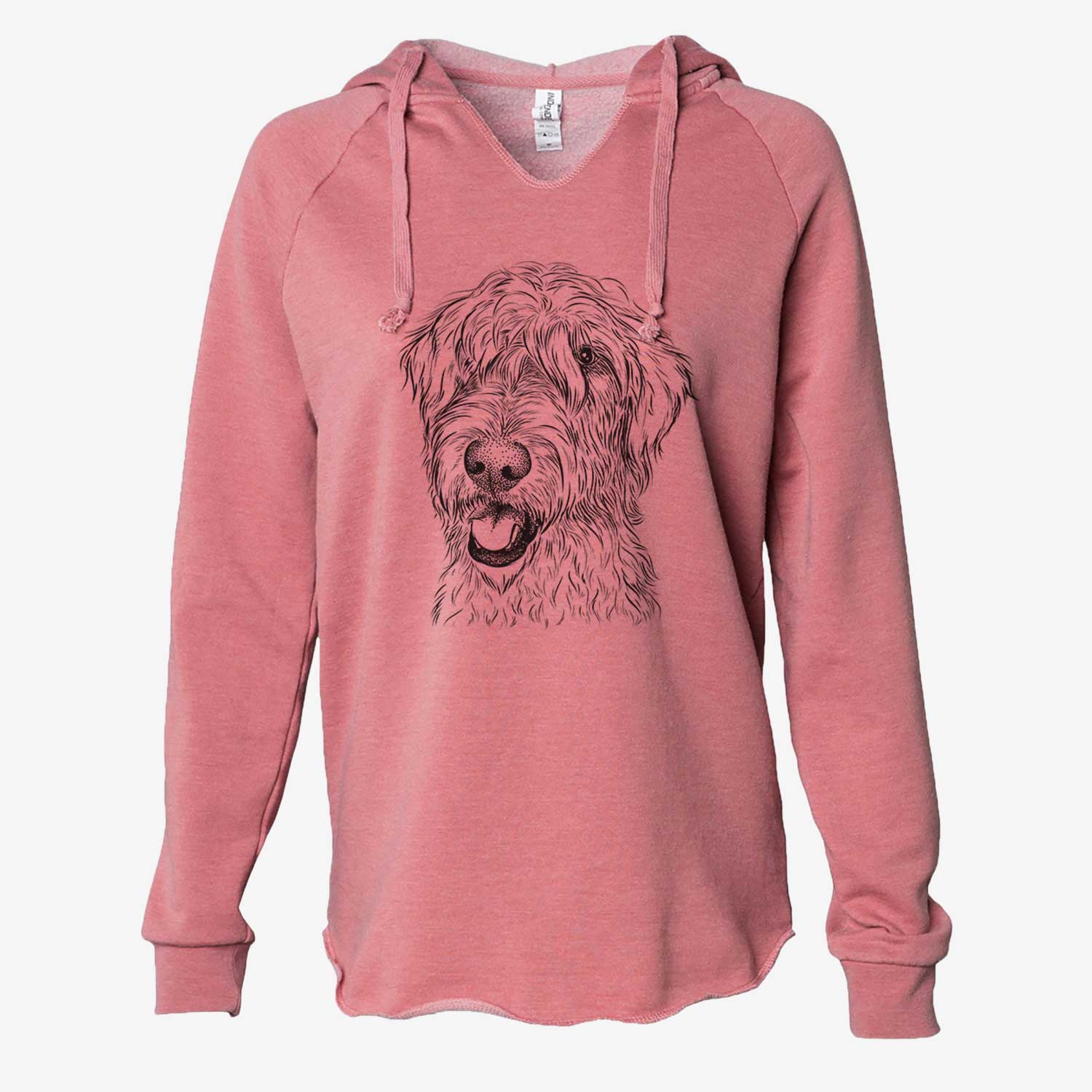 Ragnar the Irish Wolfhound - Cali Wave Hooded Sweatshirt