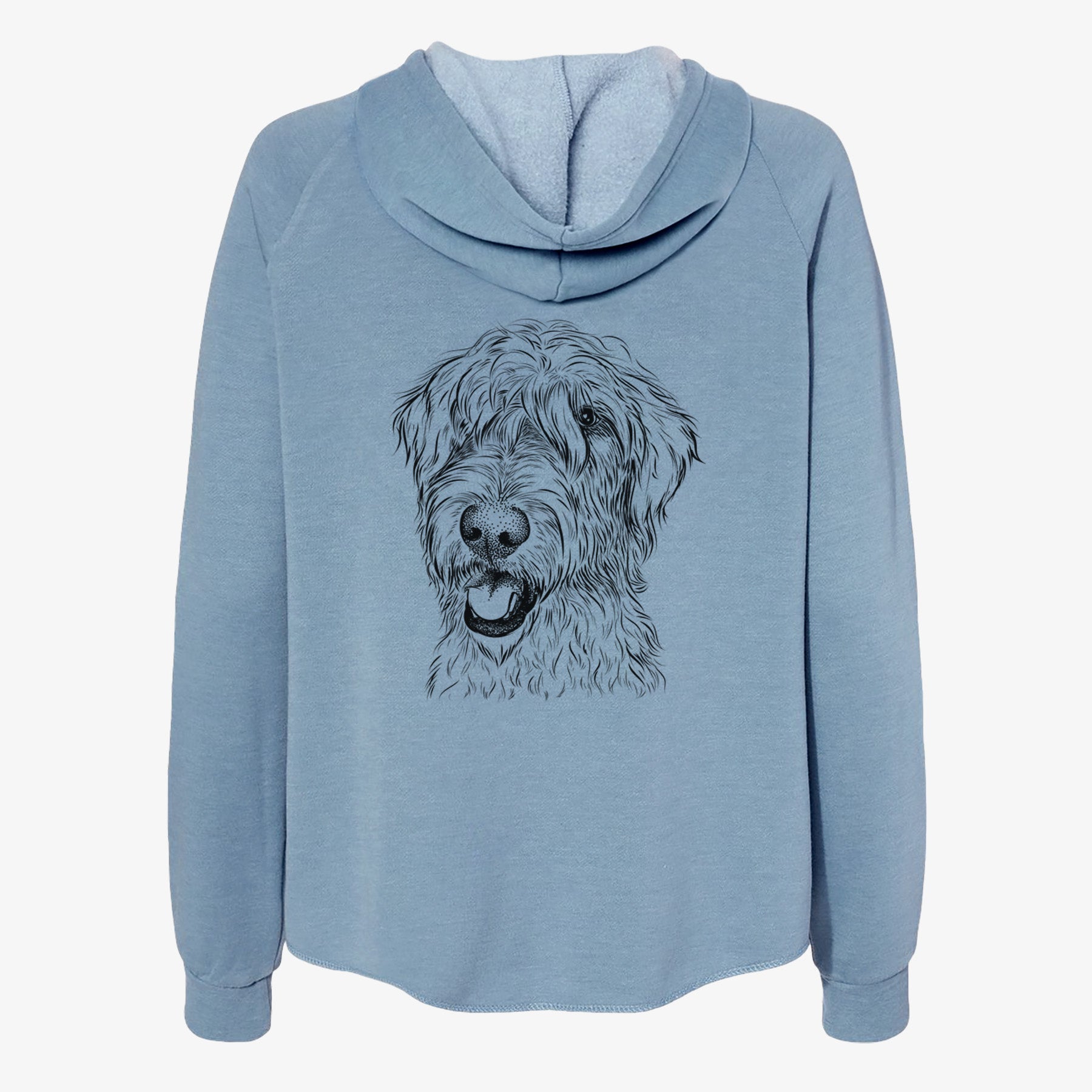 Ragnar the Irish Wolfhound - Women's Cali Wave Zip-Up Sweatshirt