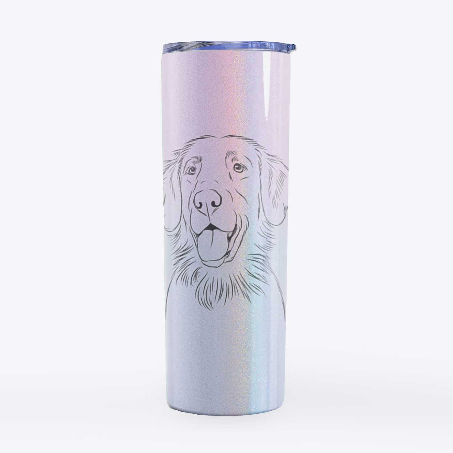 Raisin the Flat Coated Retriever - 20oz Skinny Tumbler