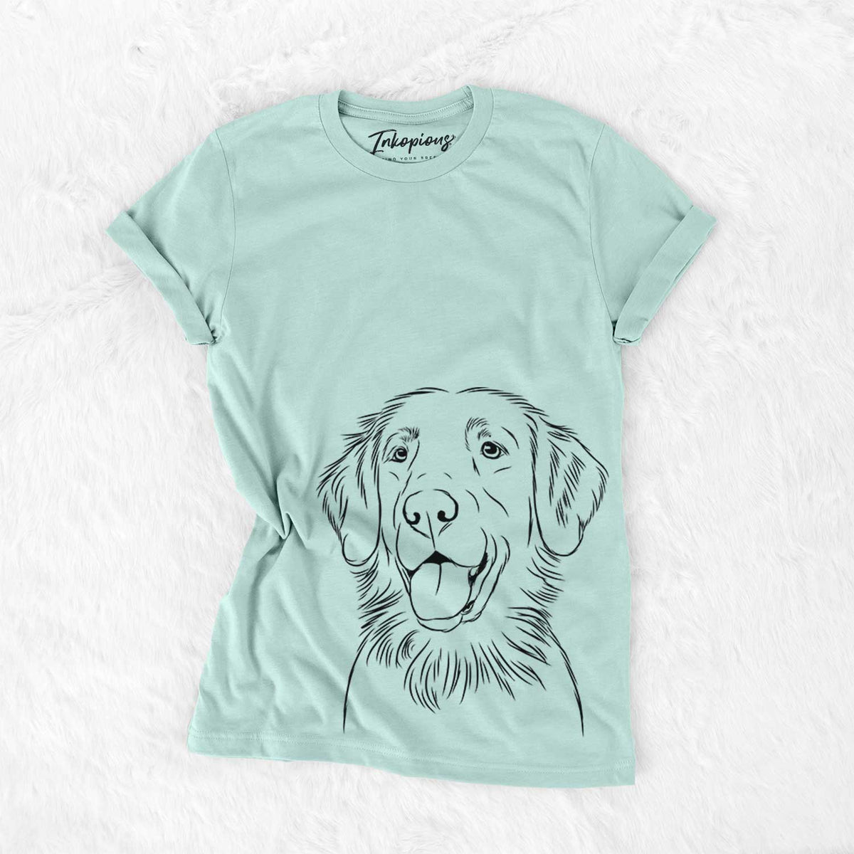 Raisin the Flat-Coated Retriever - Bella Canvas Unisex Crewneck