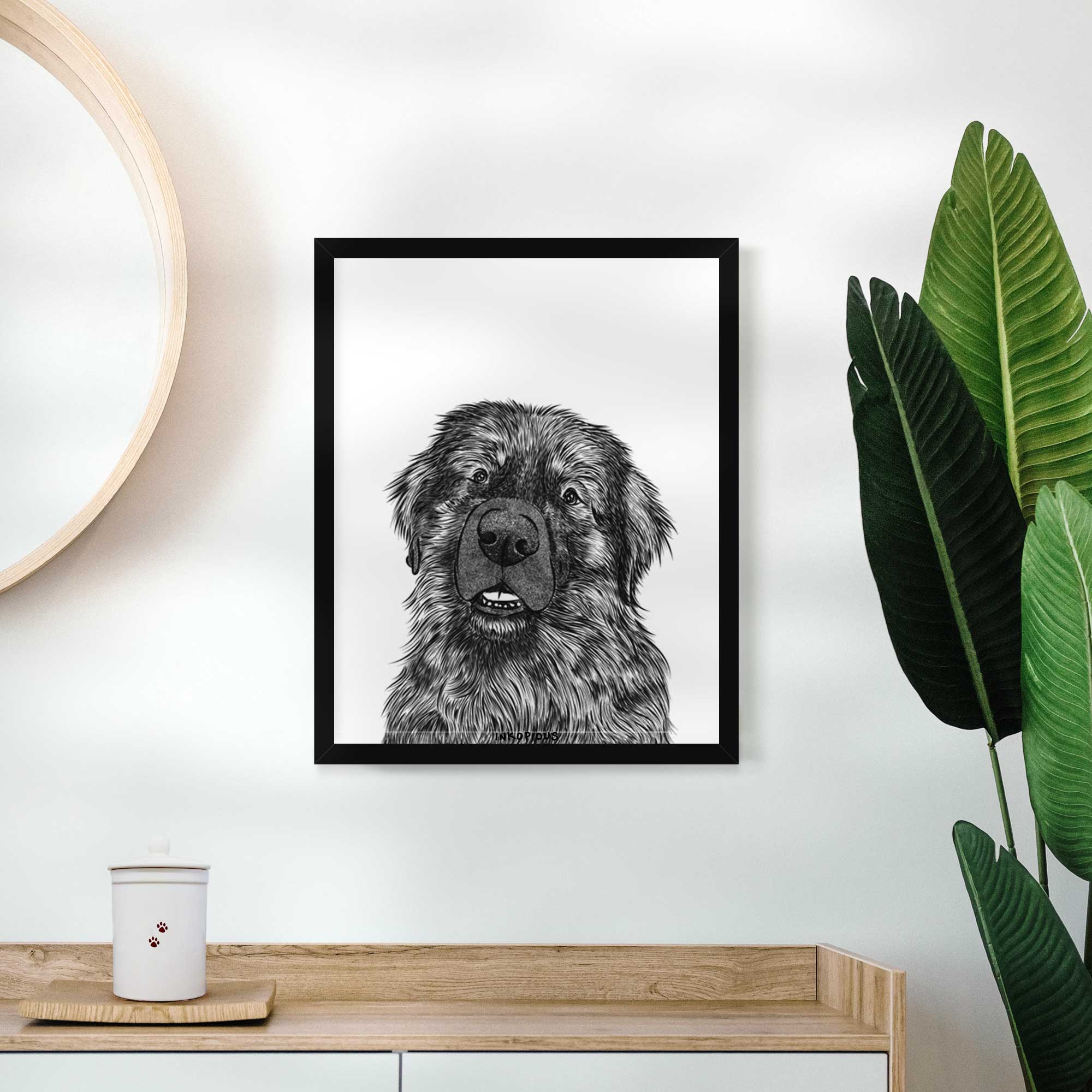 Ralph the Leonberger Art Print