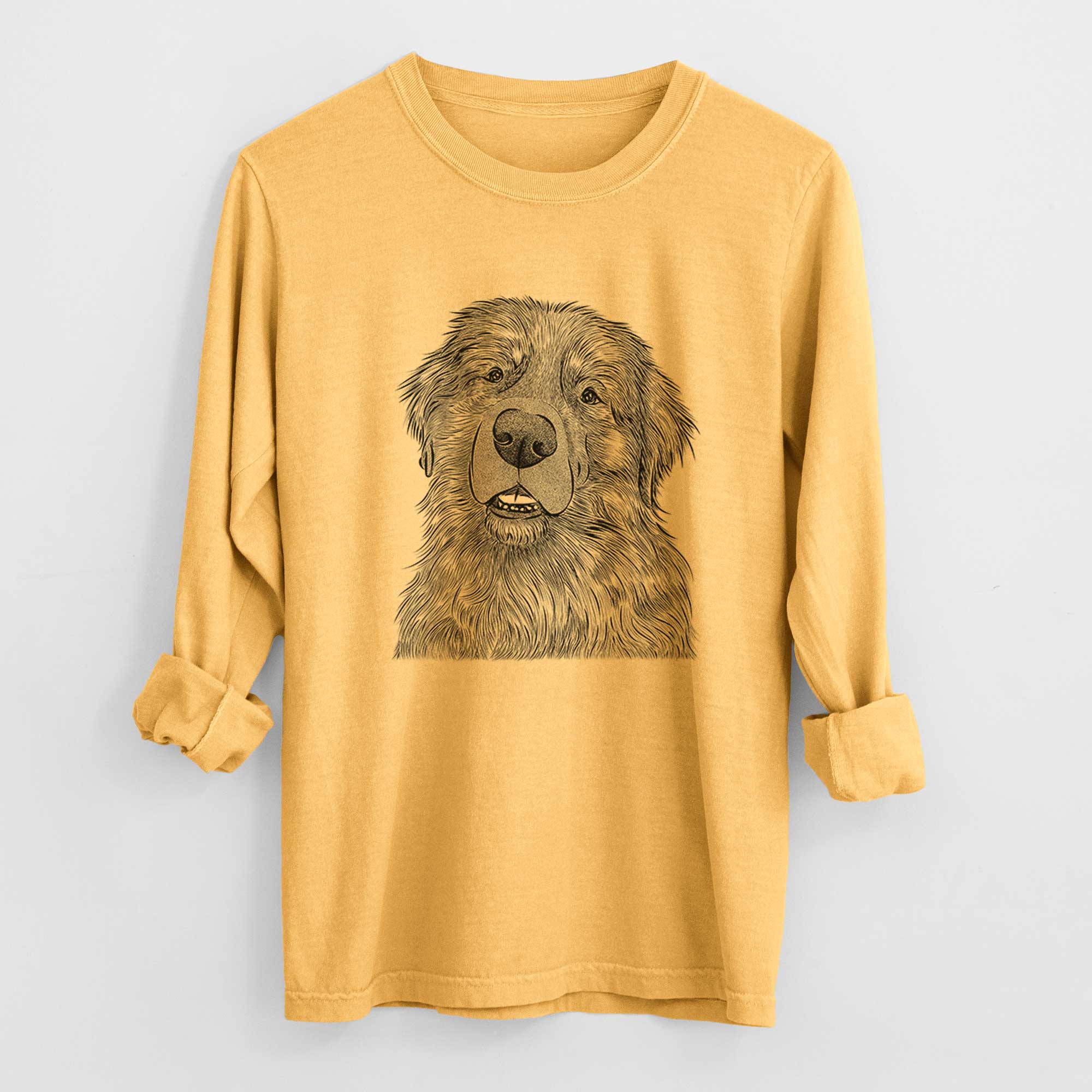 Bare Ralph the Leonberger - Heavyweight 100% Cotton Long Sleeve