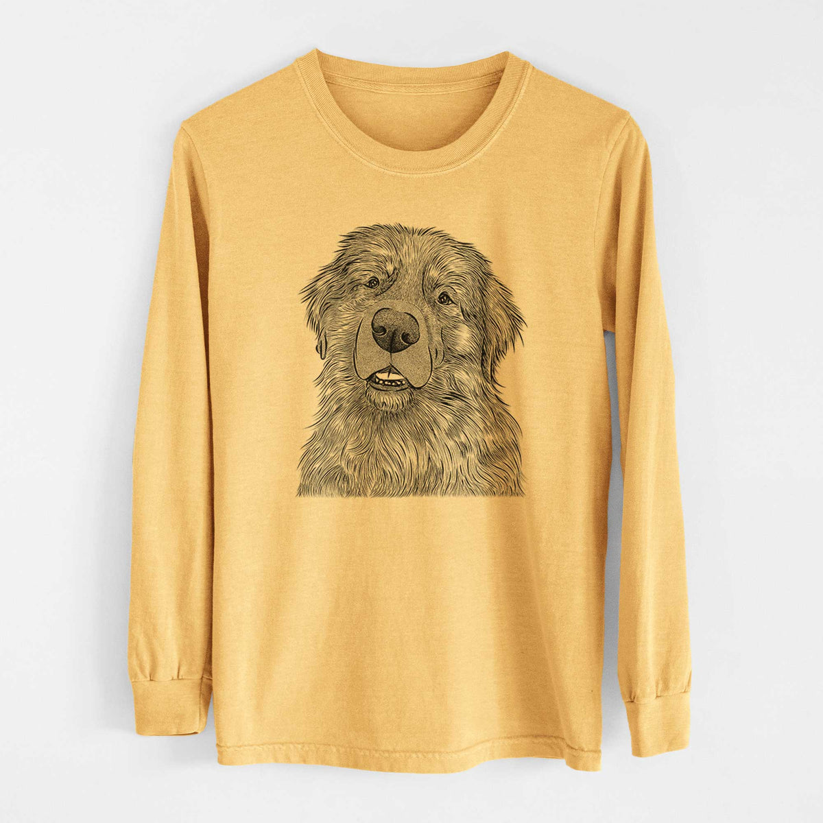 Bare Ralph the Leonberger - Heavyweight 100% Cotton Long Sleeve