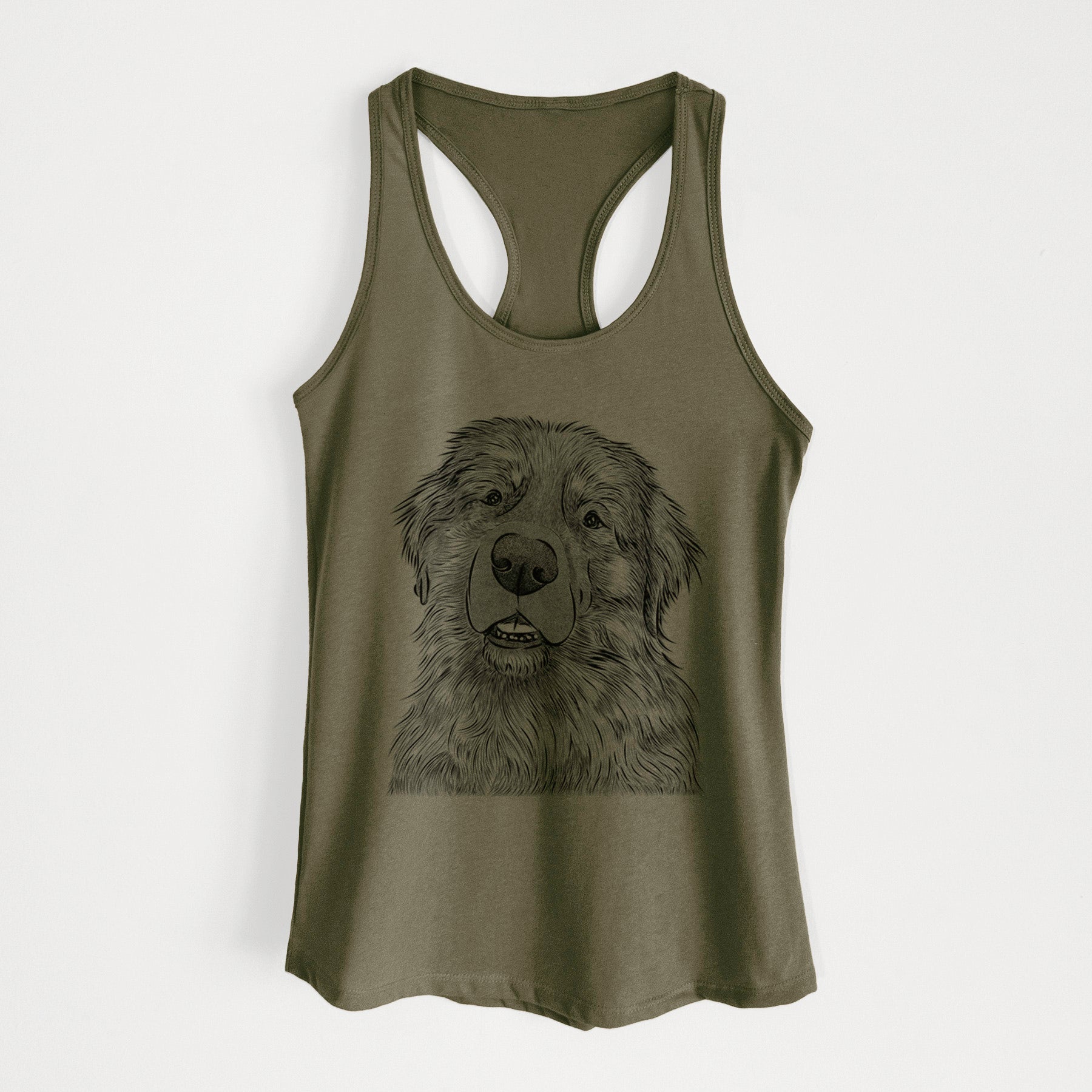 Ralph the Leonberger - Women's Racerback Tanktop