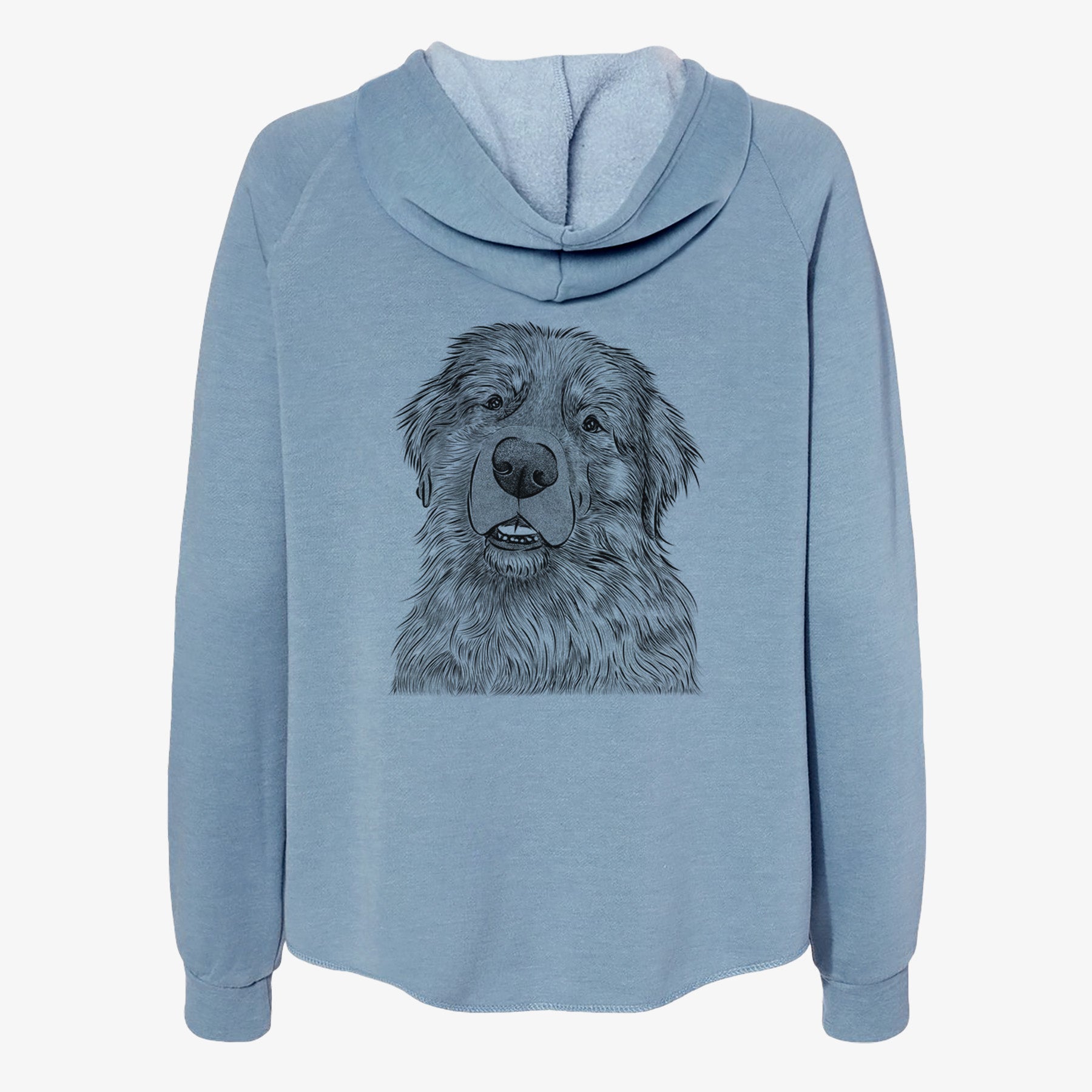 Ralph the Leonberger - Women's Cali Wave Zip-Up Sweatshirt