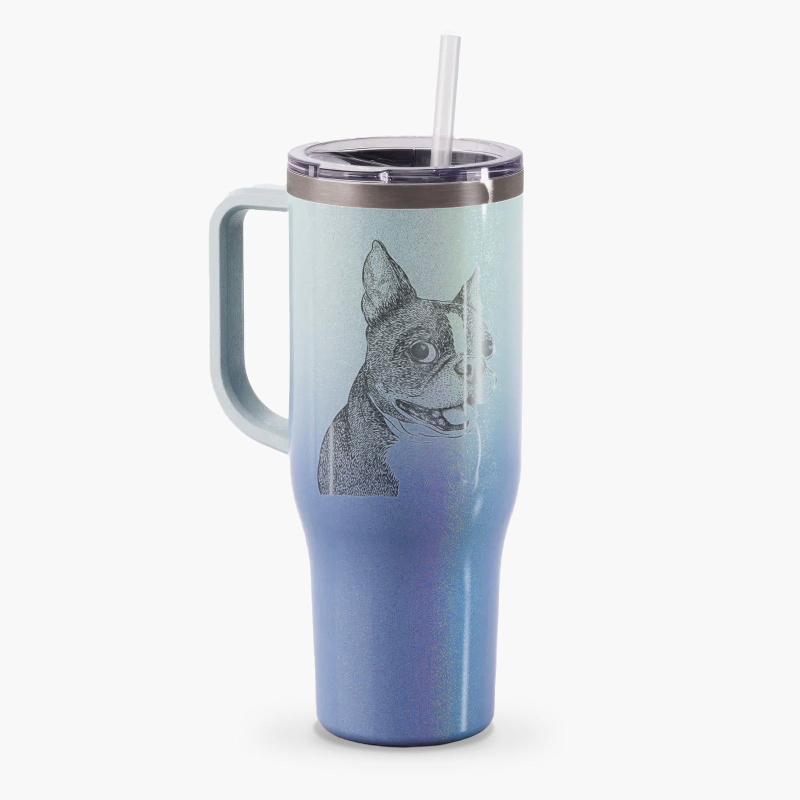 Ralphie the Boston Terrier - 40oz Tumbler with Handle