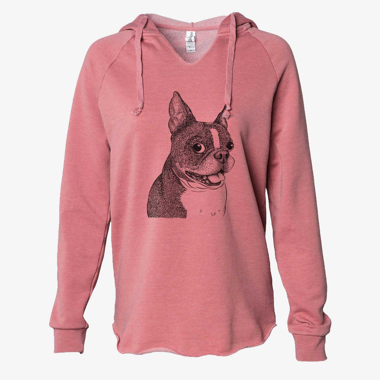 Ralphie the Boston Terrier - Cali Wave Hooded Sweatshirt