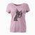 Bare Ralphie the Boston Terrier - Women's V-neck Shirt