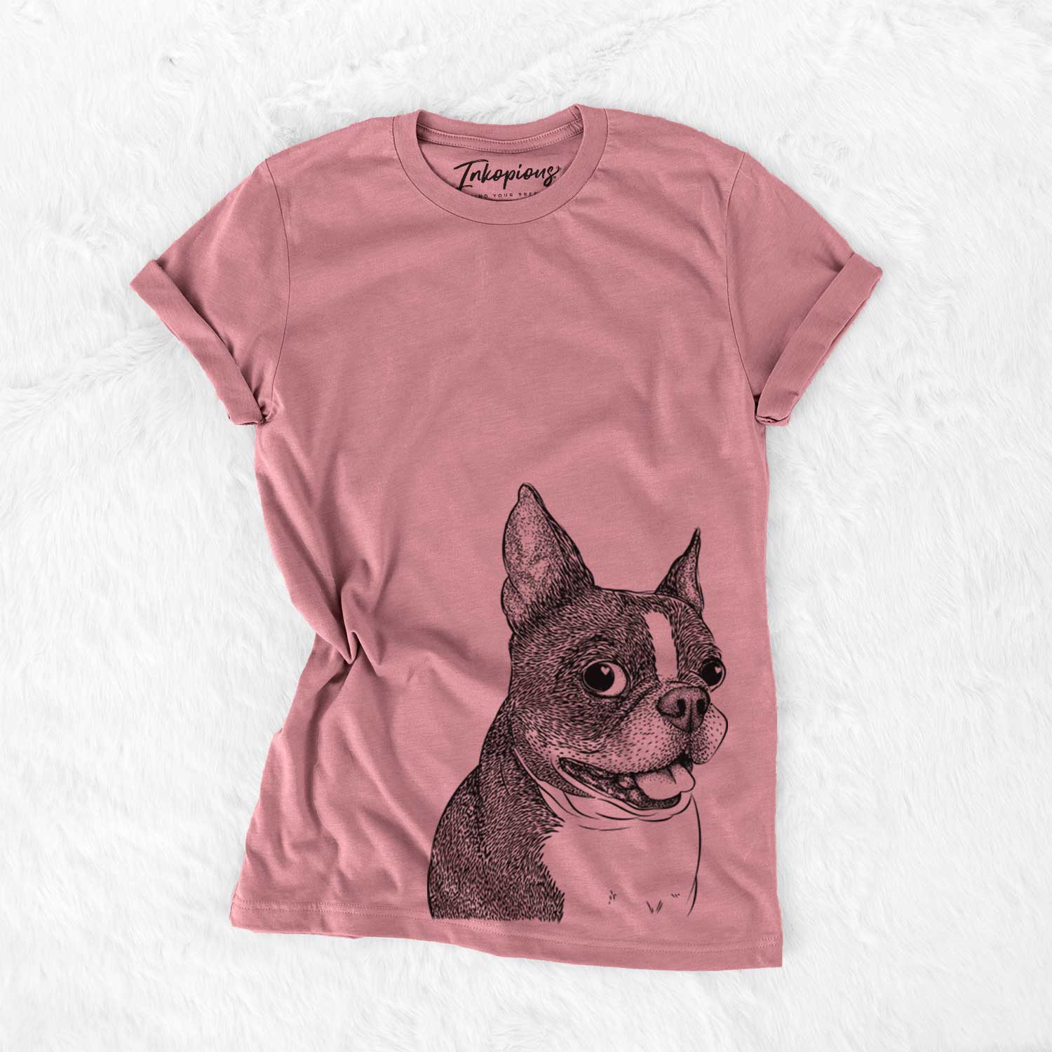 Bare Ralphie the Boston Terrier - Unisex Crewneck