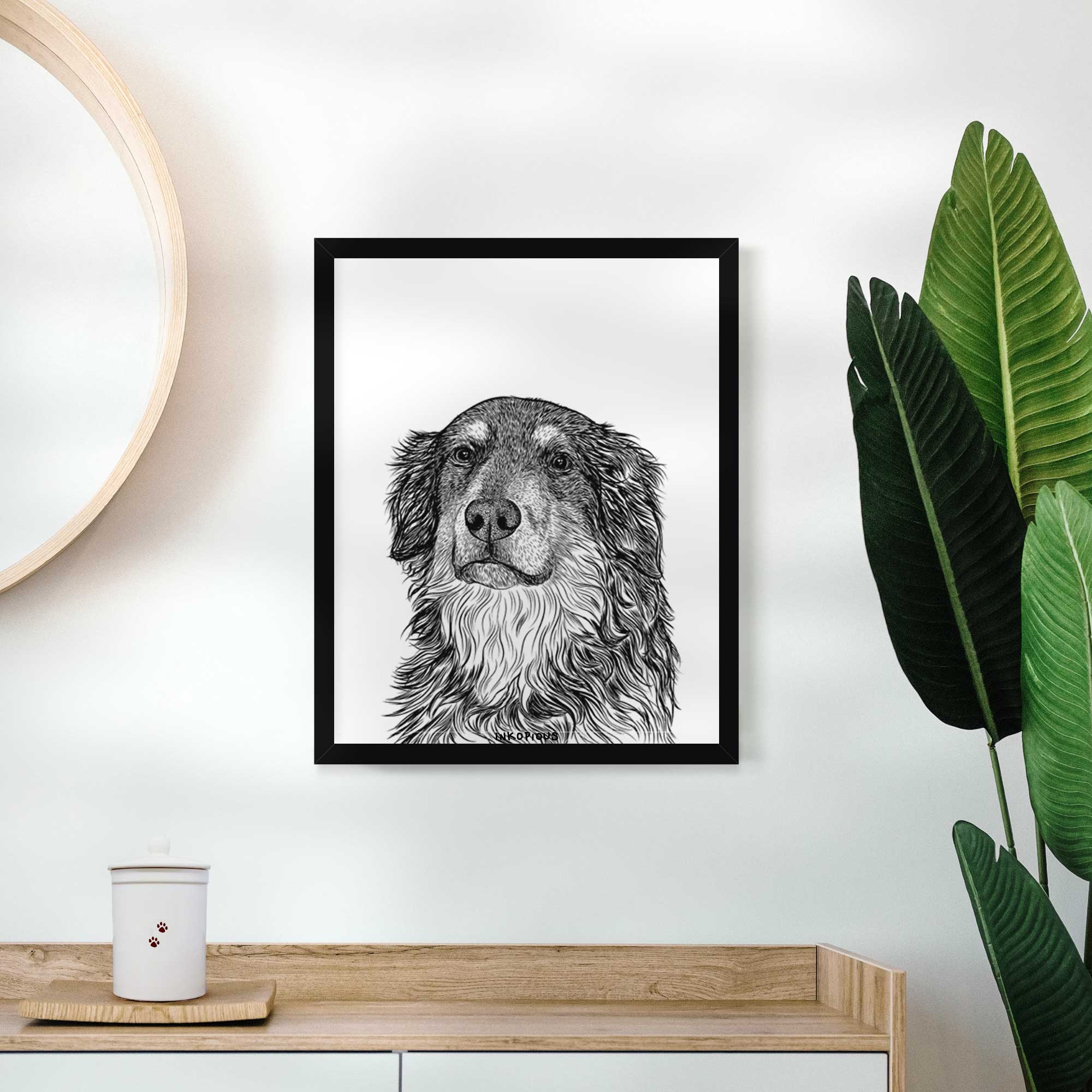 Ranger the Mixed Breed Art Print