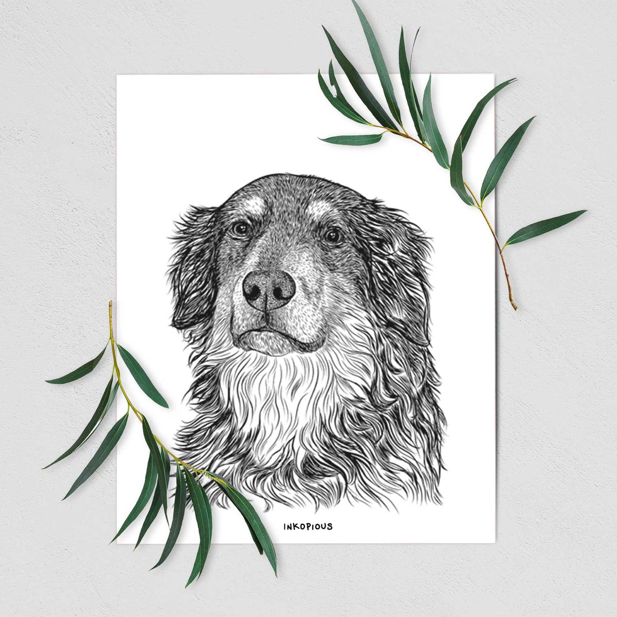 Ranger the Mixed Breed Art Print