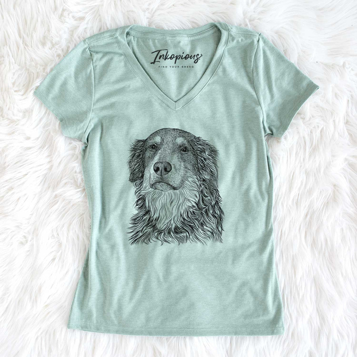 Bare Ranger the Mixed Breed - Women&#39;s V-neck Shirt