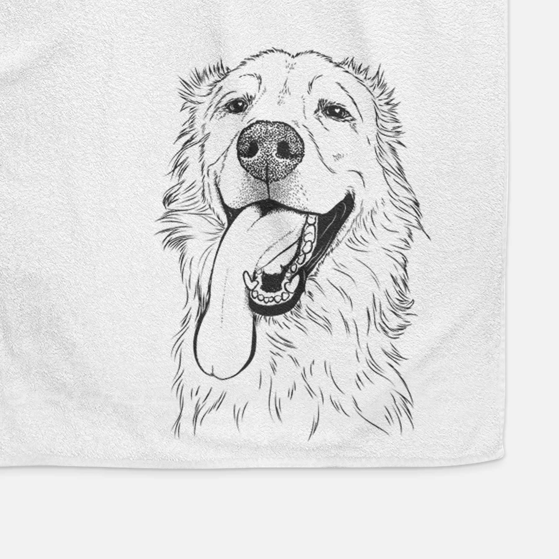 Ranger the Mixed Breed Decorative Hand Towel