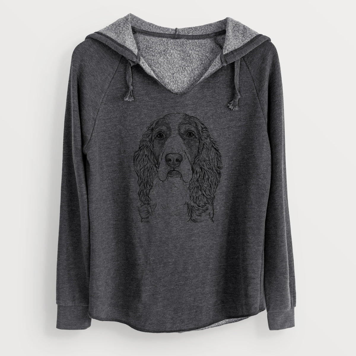 Bare Red the English Springer Spaniel - Cali Wave Hooded Sweatshirt