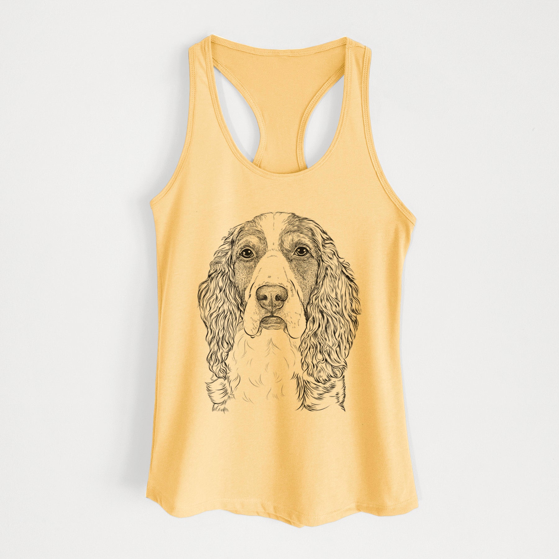 Red the English Springer Spaniel - Women's Racerback Tanktop