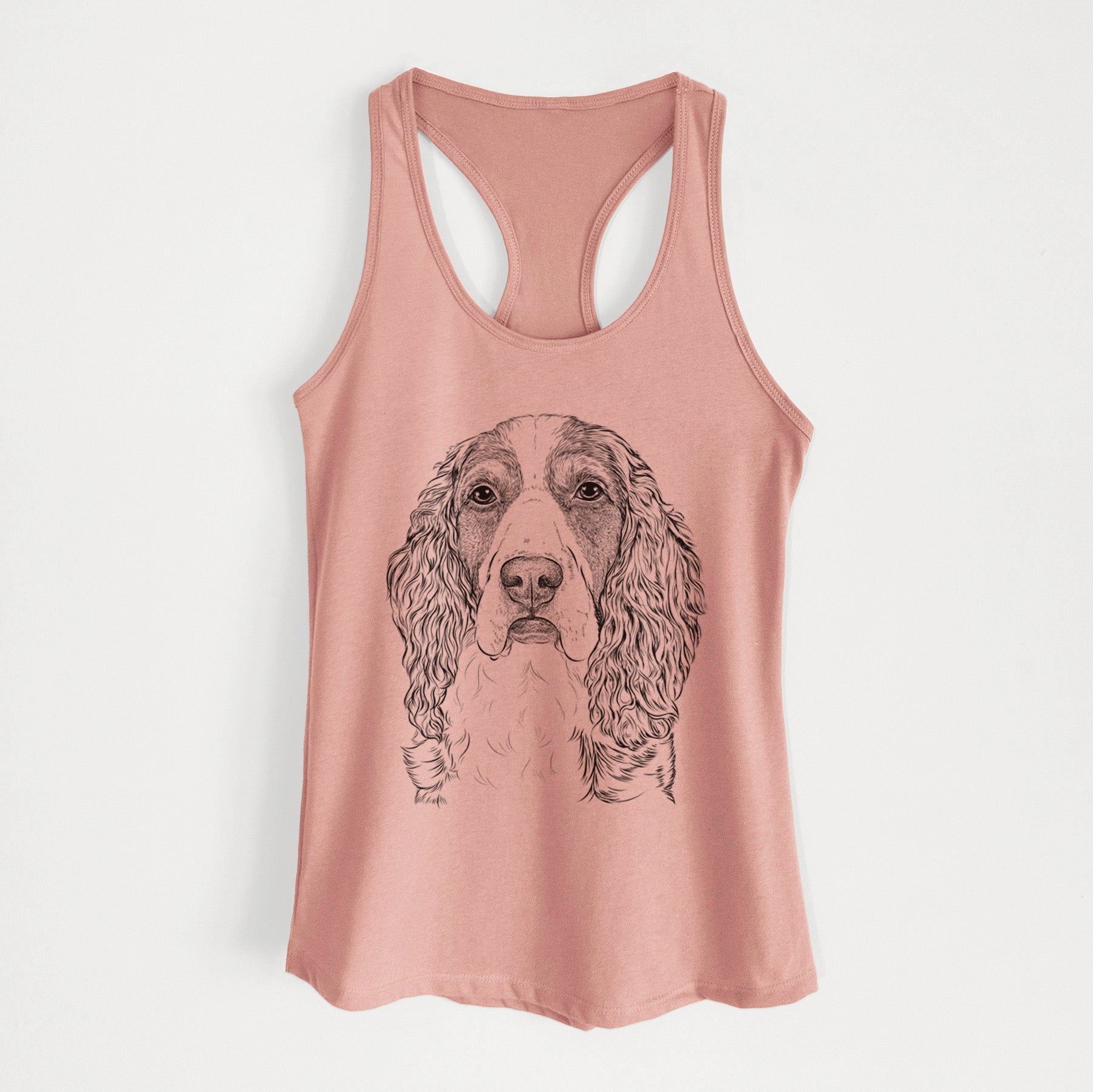 Red the English Springer Spaniel - Women's Racerback Tanktop