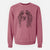 Bare Red the English Springer Spaniel - Unisex Pigment Dyed Crew Sweatshirt