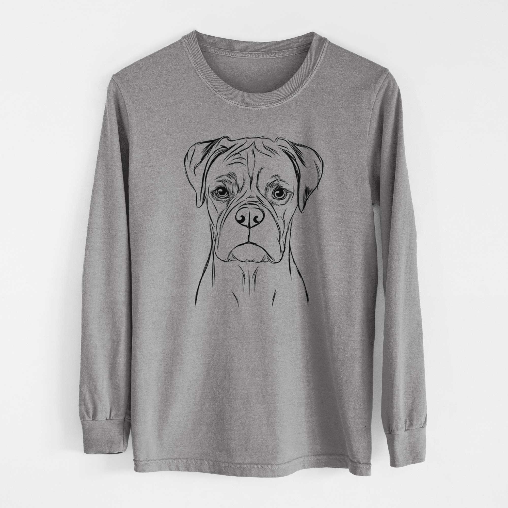 Bare Reese the Boxer - Heavyweight 100% Cotton Long Sleeve