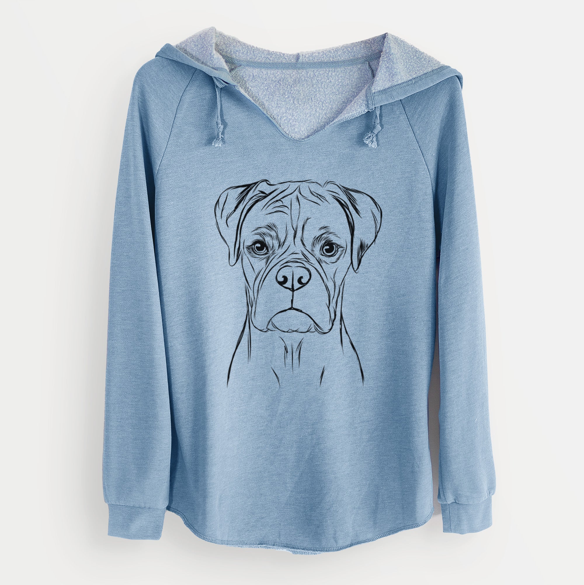 Bare Reese the Boxer - Cali Wave Hooded Sweatshirt