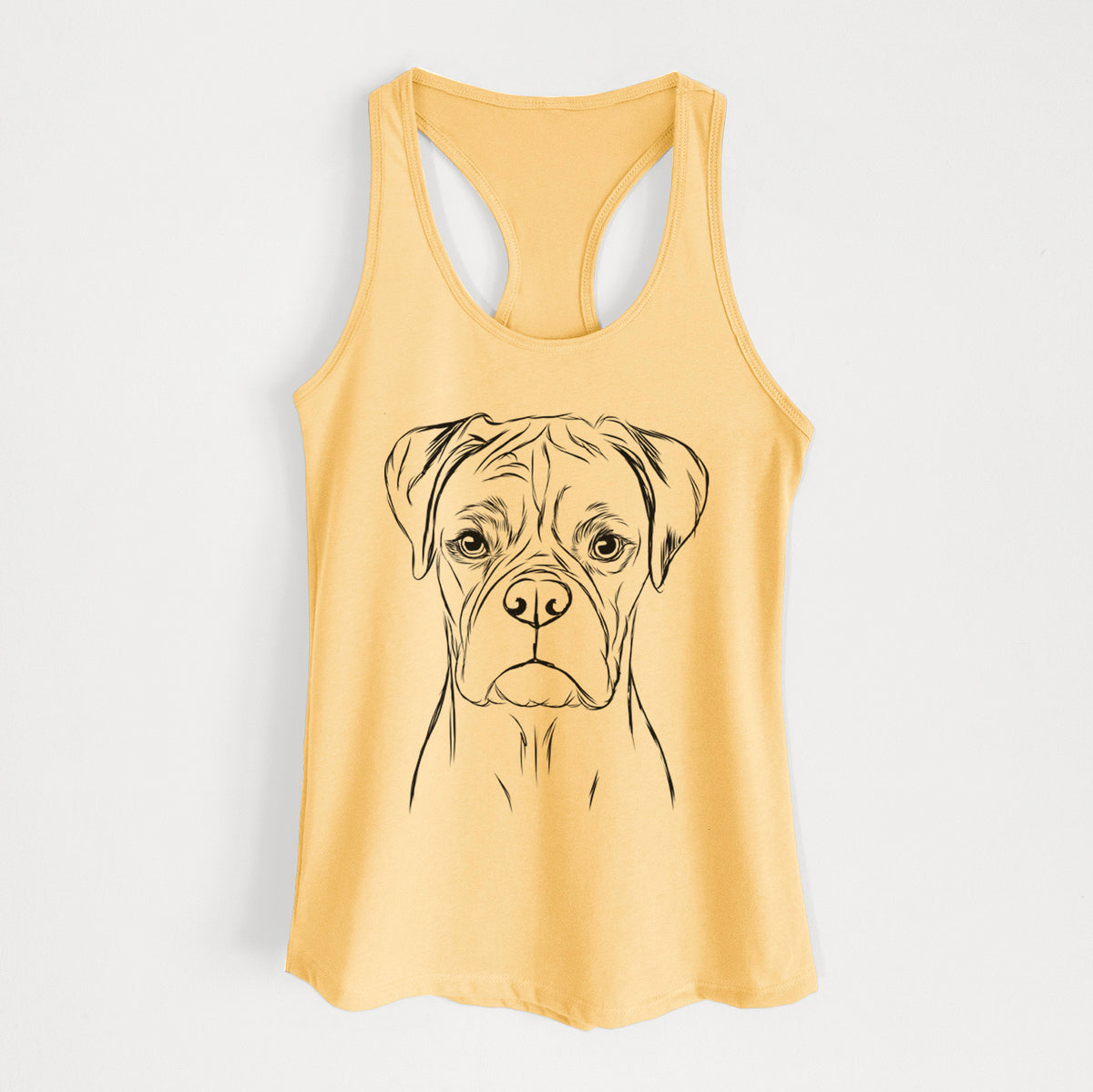Reese the Boxer - Women's Racerback Tanktop