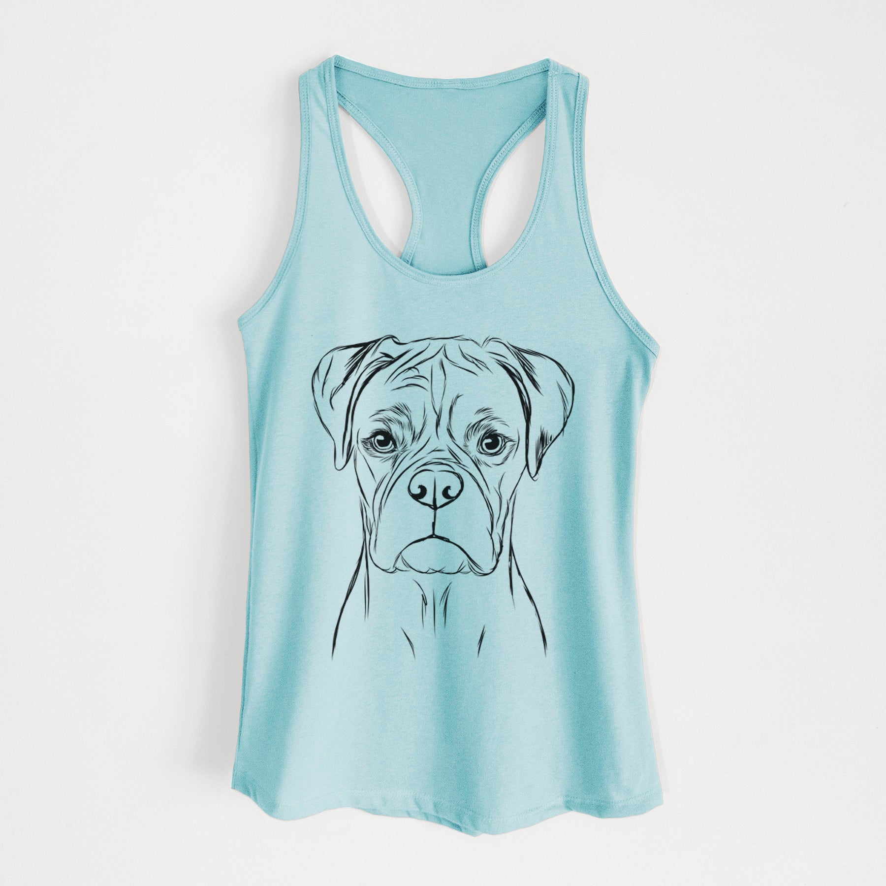 Reese the Boxer - Women's Racerback Tanktop