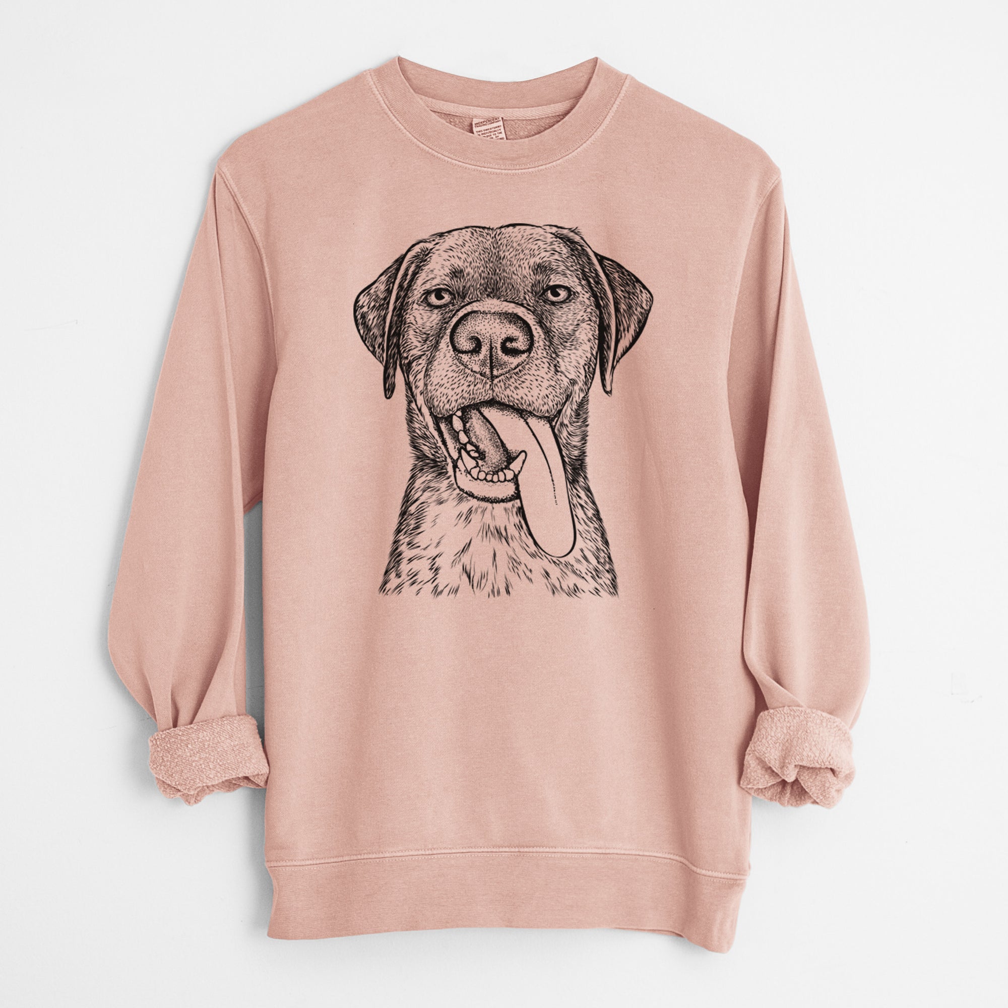 Bare Reese the Mixed Breed - Unisex Pigment Dyed Crew Sweatshirt