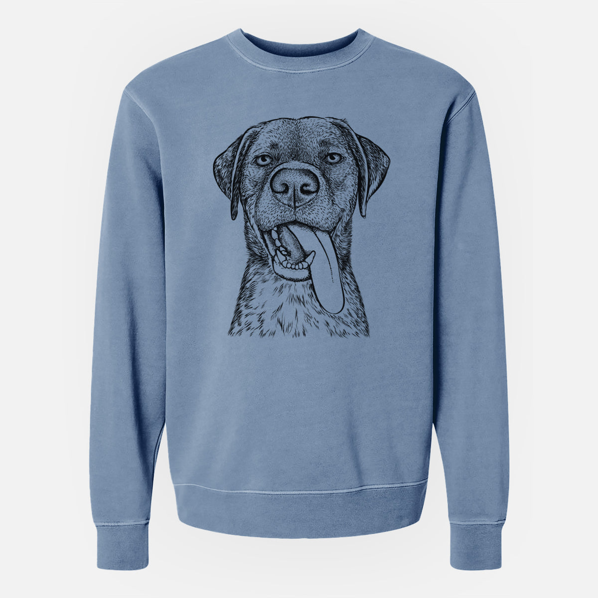 Bare Reese the Mixed Breed - Unisex Pigment Dyed Crew Sweatshirt