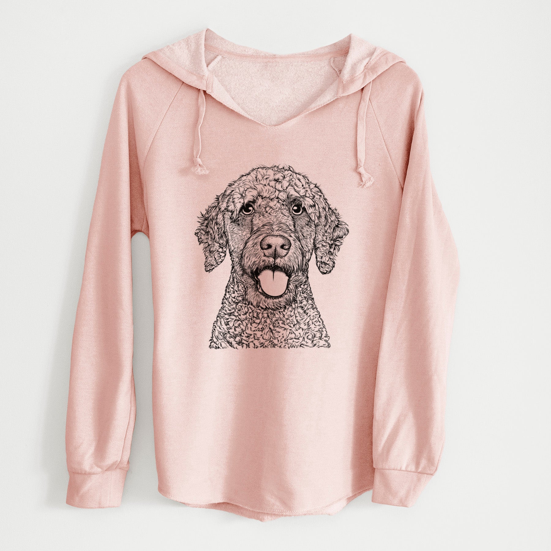 Bare Reina the Spanish Water Dog - Cali Wave Hooded Sweatshirt