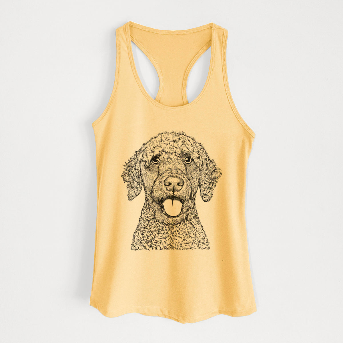 Reina the Spanish Water Dog - Women's Racerback Tanktop
